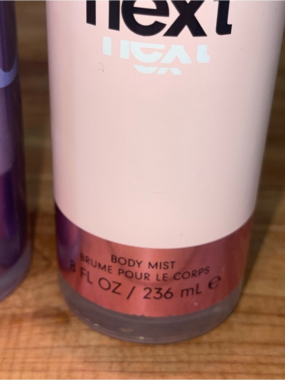 Ariana Grande NEXT Metallic Lavender Purple Pink 2.0 Body Mist Bottle - Picture 5 of 6
